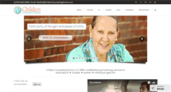 Desktop Screenshot of childerscounselingservice.com