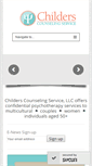 Mobile Screenshot of childerscounselingservice.com